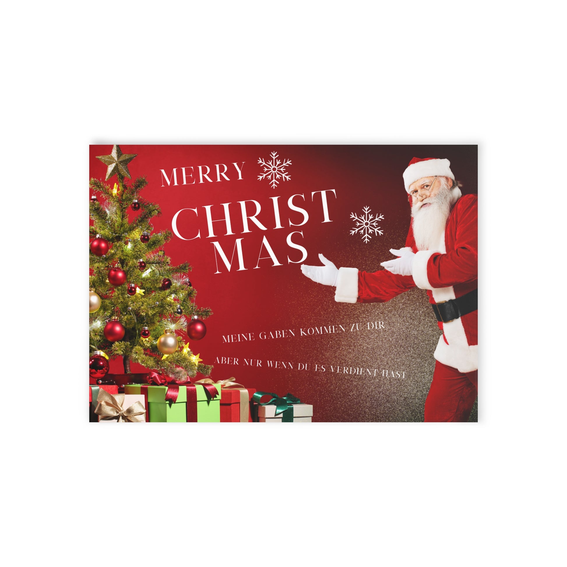 Weihnachtsgrußkarten - Festliche Weihnachtskarten, beidseitig bedruckt, personalisierte Weihnachtseinladungen, saisonale Grüße, Weihnachtsstimmung