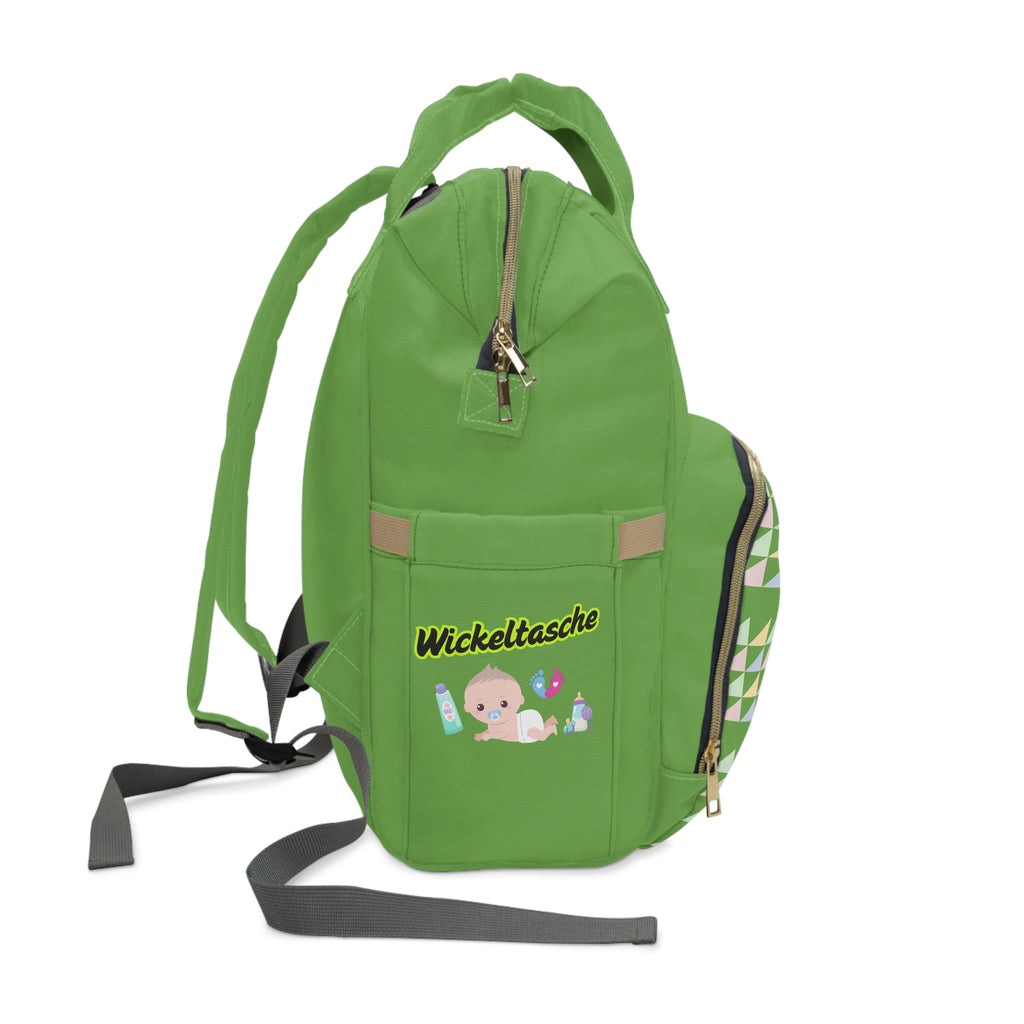 Farbenfroher multifunktionaler Wickelrucksack für Eltern – ideal für die Babypflege und auf Reisen