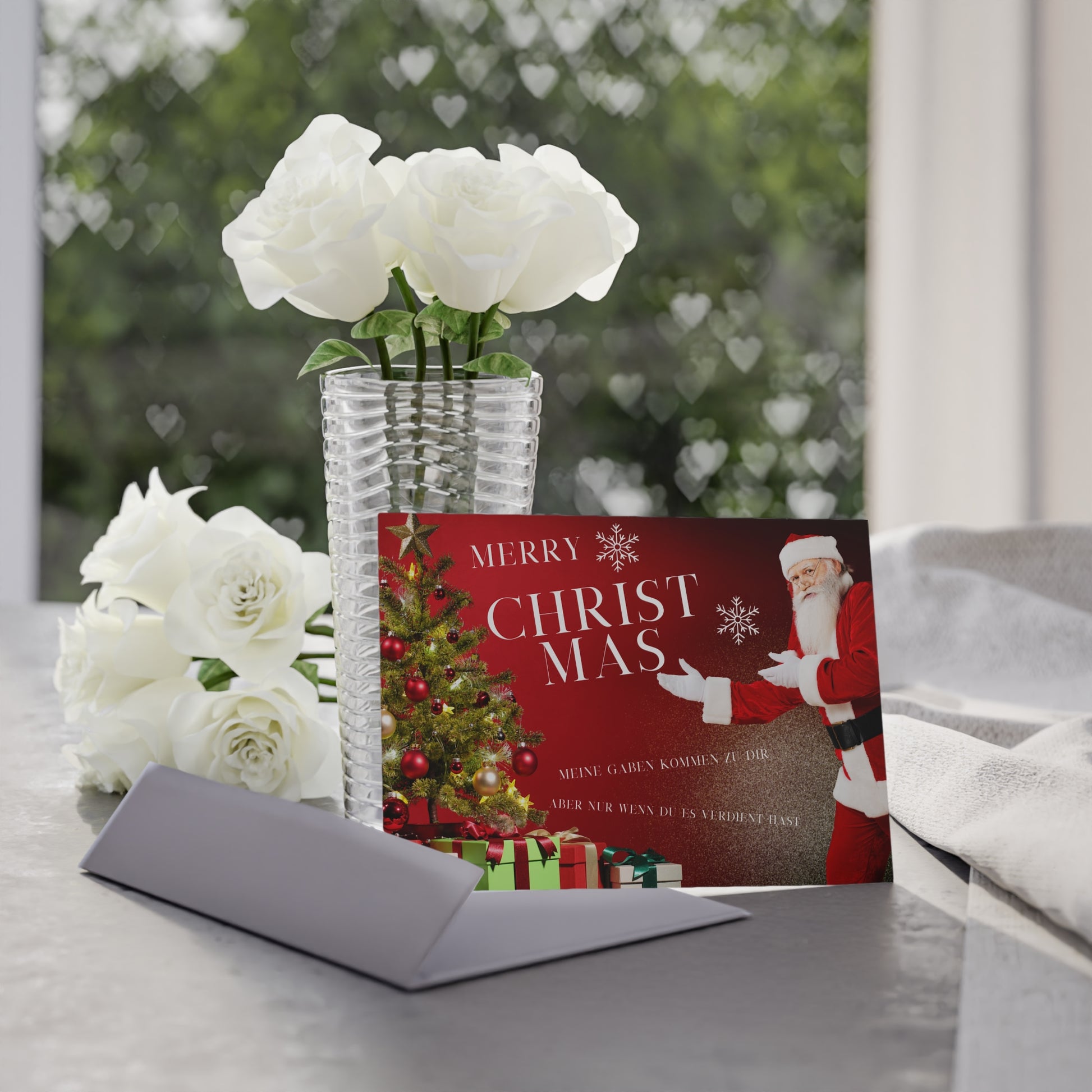Weihnachtsgrußkarten - Festliche Weihnachtskarten, beidseitig bedruckt, personalisierte Weihnachtseinladungen, saisonale Grüße, Weihnachtsstimmung