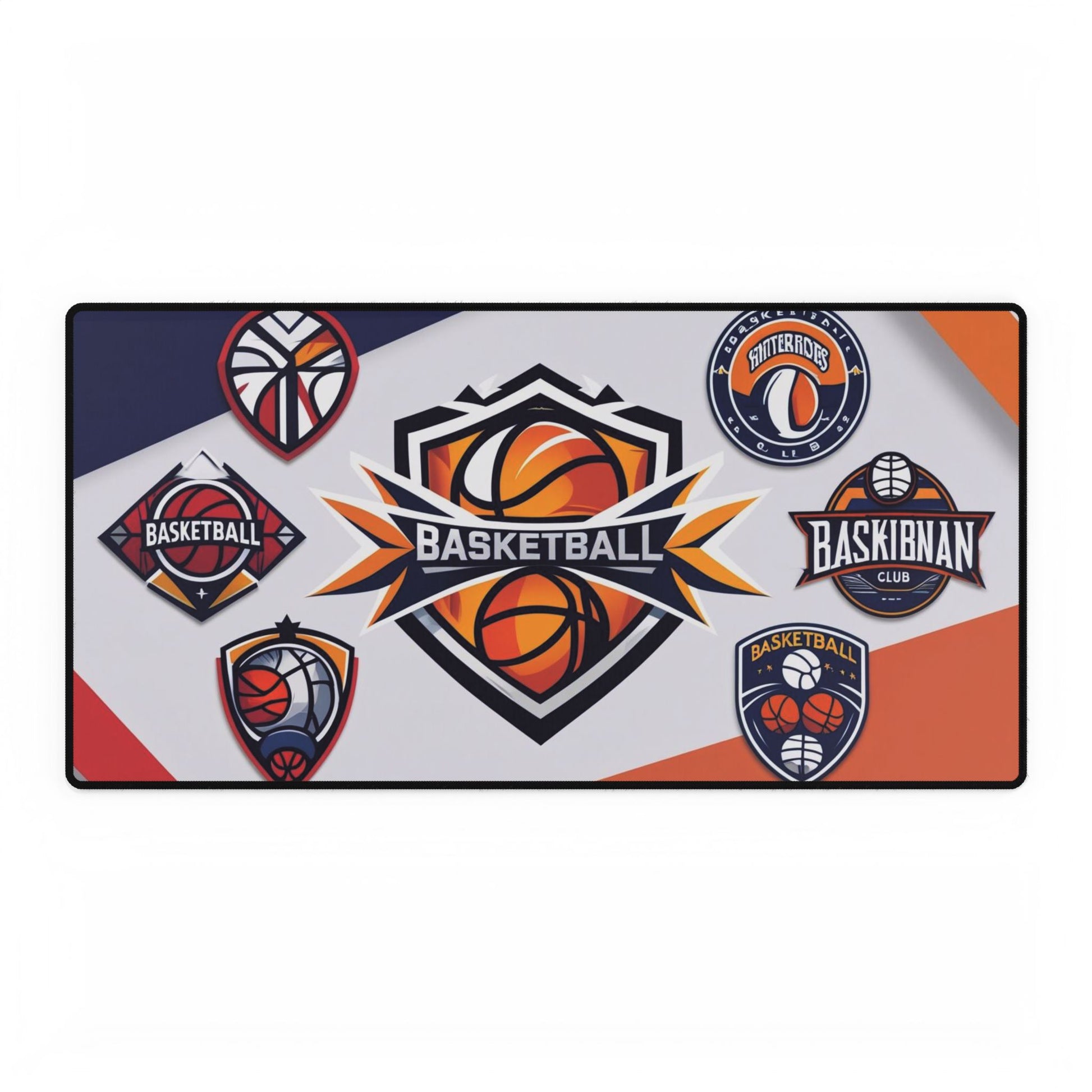 Basketball-Schreibtischunterlagen – perfekt für Sportfans, Gamer, Home Office, Geschenke für Spieler, anpassbare Matte