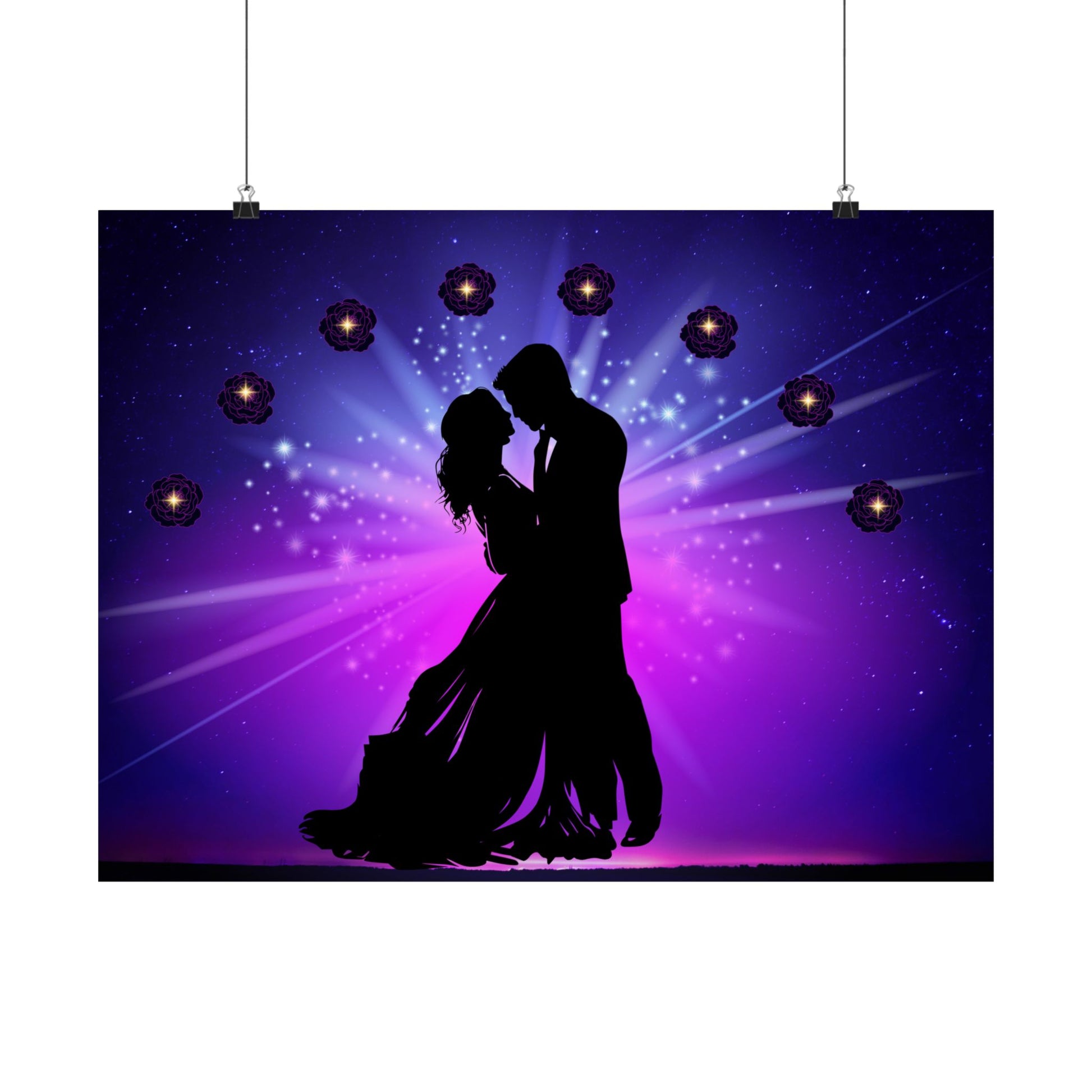 Romantische Satin Poster, Paar Wandkunst, Liebesdekor, Hochzeitsgeschenk, Schlafzimmerdekoration, Jubiläumsgeschenk
