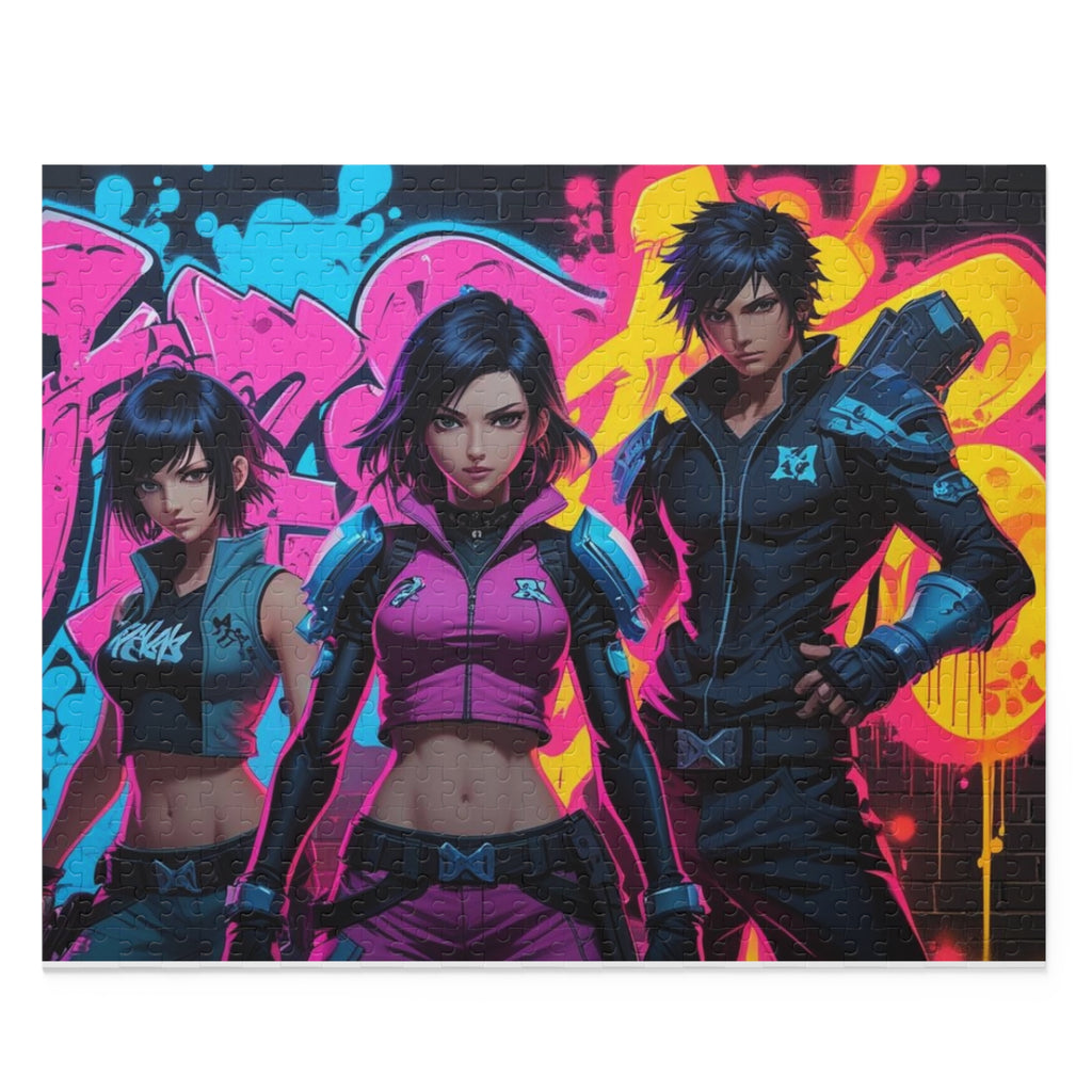 Lebendiges Street-Art-Puzzle (120, 252, 500 Teile) | Perfektes Geschenk für Puzzle-Liebhaber, Heimdekor, Kunstliebhaber, Familienaktivität, [...]