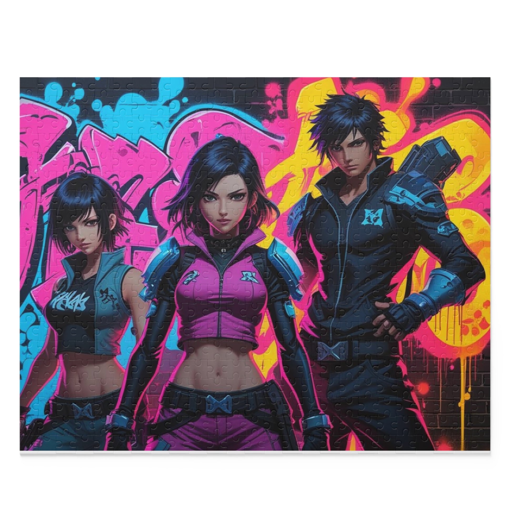 Lebendiges Street-Art-Puzzle (120, 252, 500 Teile) | Perfektes Geschenk für Puzzle-Liebhaber, Heimdekor, Kunstliebhaber, Familienaktivität, [...]