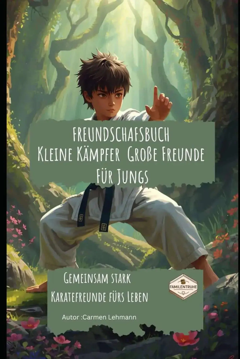 Freundschaftsbuch- Kleine Kämpfer Große Freunde Für Jungs - Karatebuch für Jungen mit Freundschaftselementen.