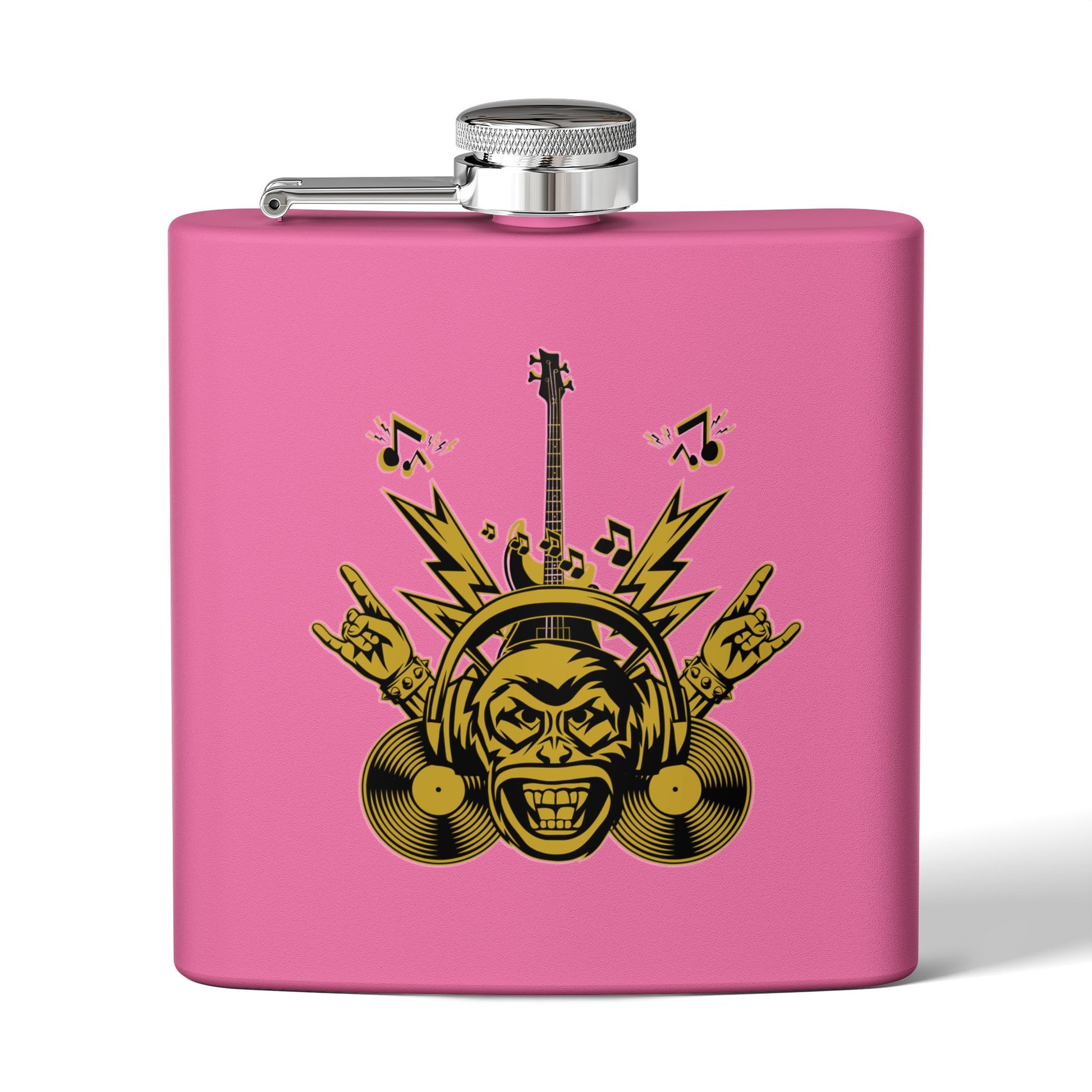 Flachmann für Rockmusikliebhaber – 170 ml Edelstahl-Flachmann
