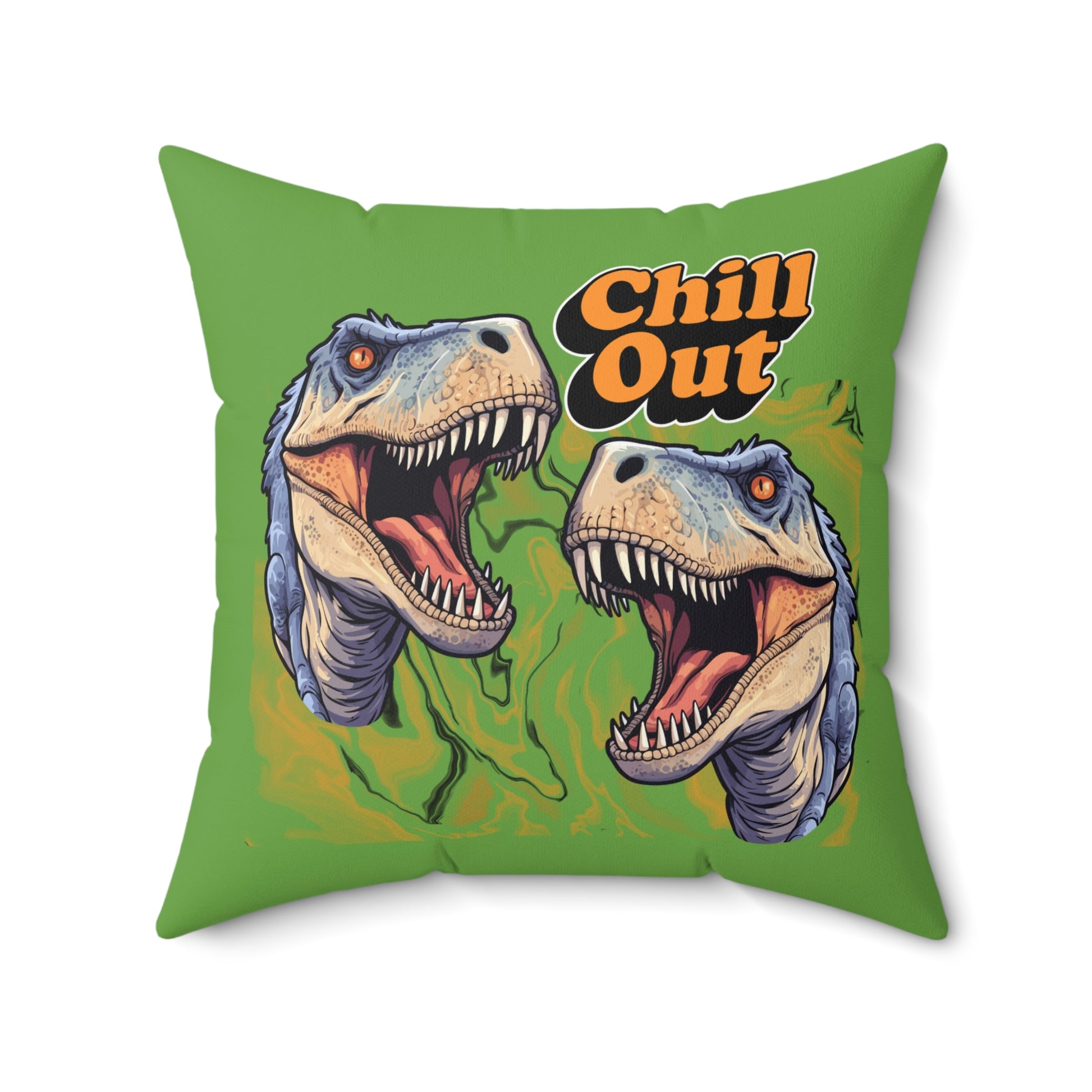 Dinosaurier-Chill-Out-Kissen | Lustiges Wohndekor, Geschenk für Kinder, Spielzimmer-Akzent, einzigartiges Dino-Kissen, Entspannung