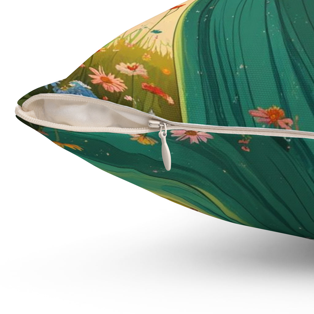 Wunderliches Märchenkissen Prinzessin mit Engel