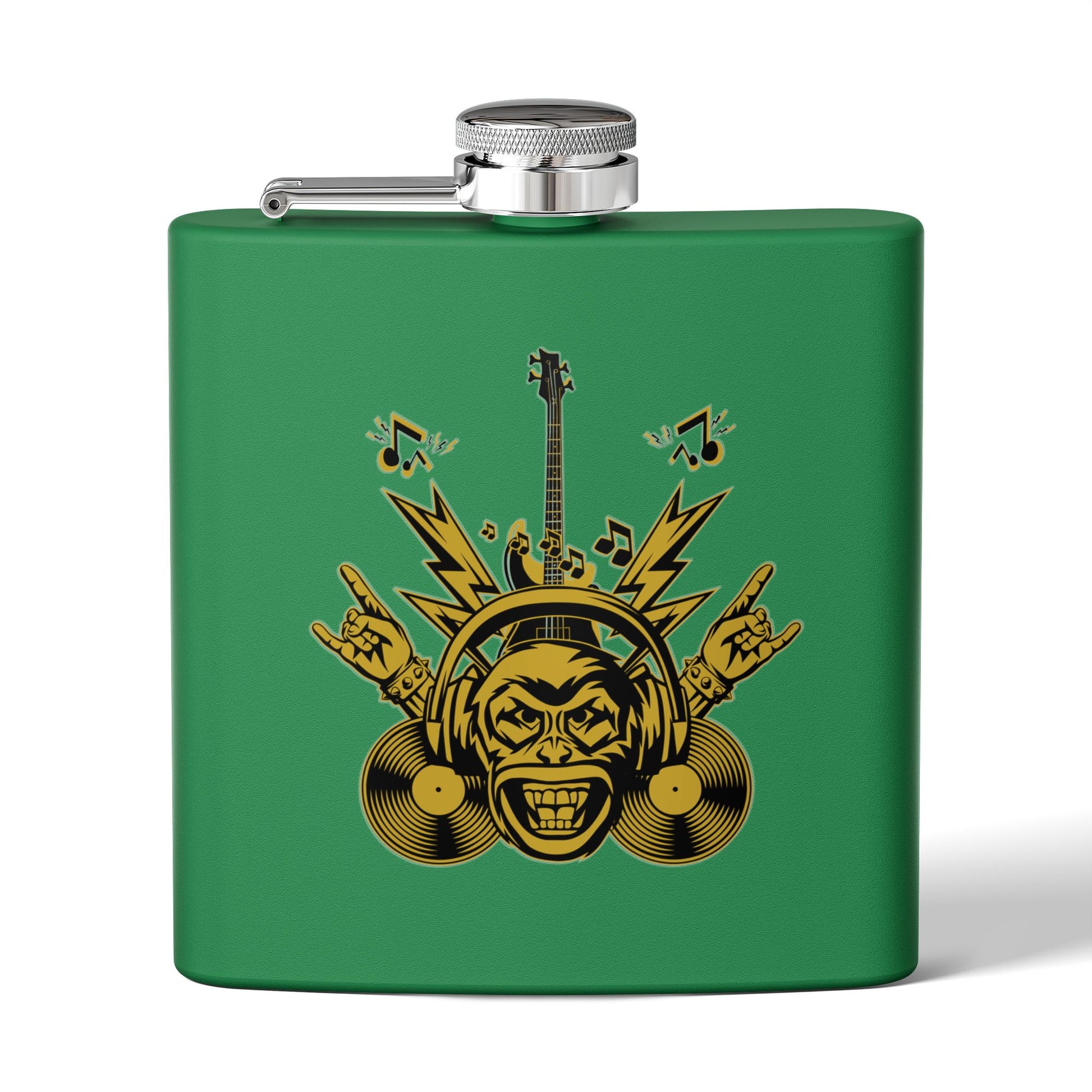 Flachmann für Rockmusikliebhaber – 170 ml Edelstahl-Flachmann