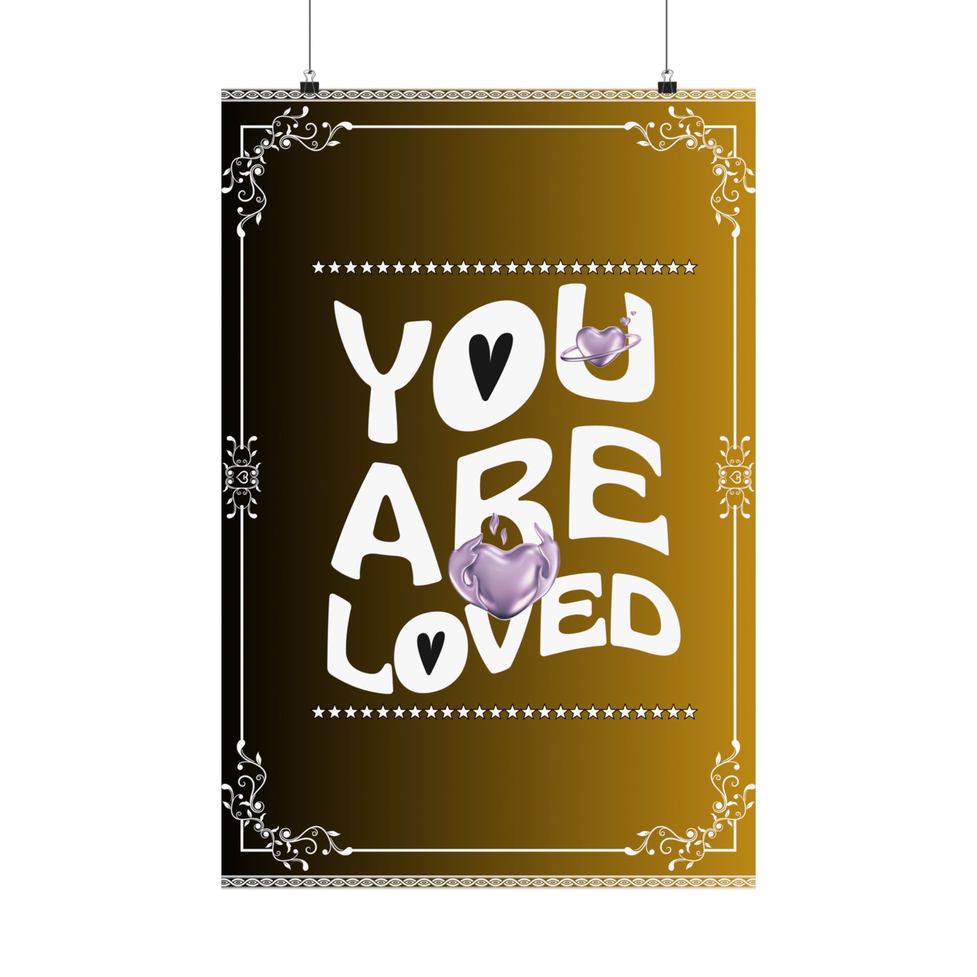Matte Vertical Posters, Positive Affirmation Wall Art, Inspirational Home Decor, Gift for Loved Ones, Motivational Quote Print