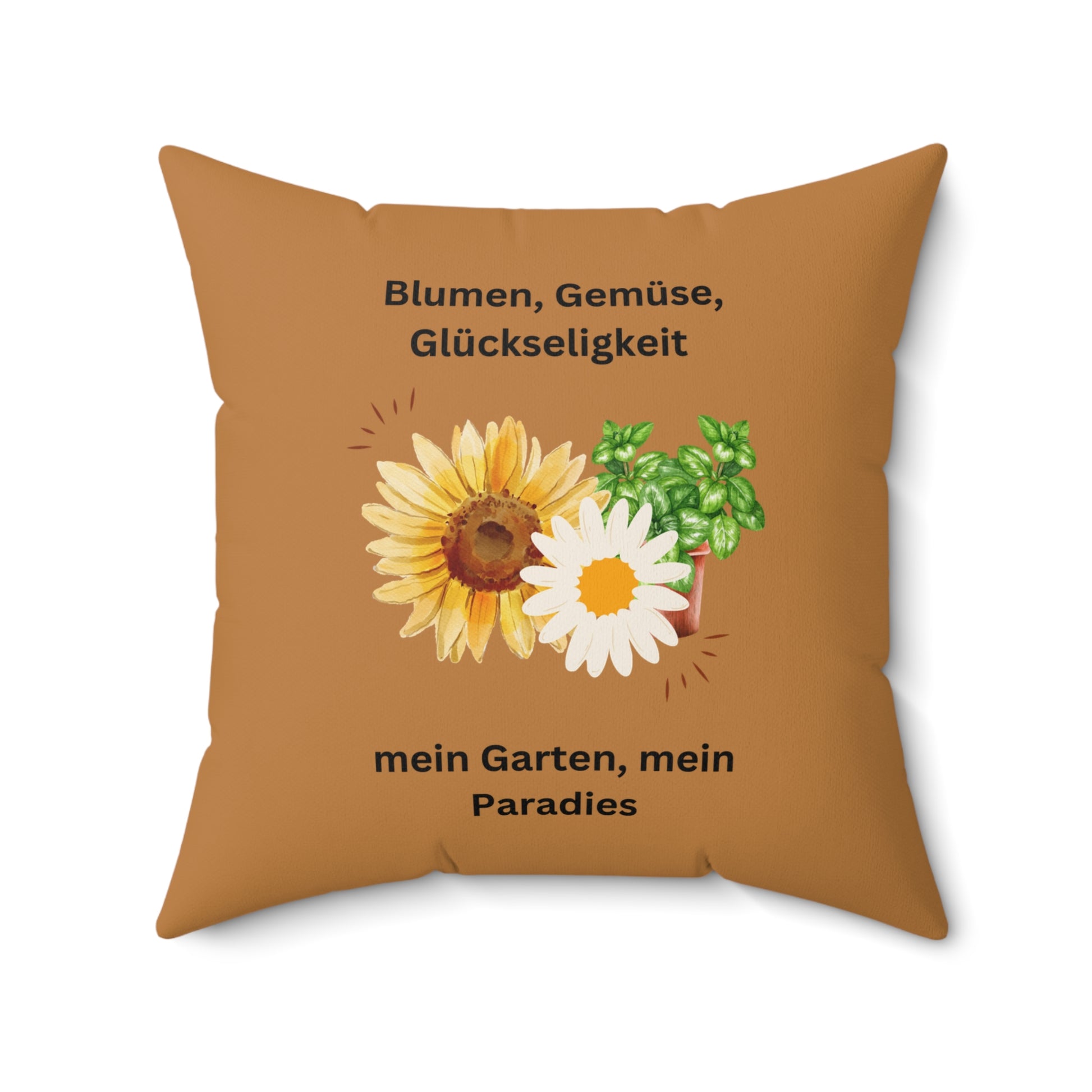 Dekokissen mit Garteninspiration, dekoratives Kissen mit Blumenmuster, Wohndekor für Gartenliebhaber, Geschenk für Haus- und Gartenbegeisterte, gemütliches [...]