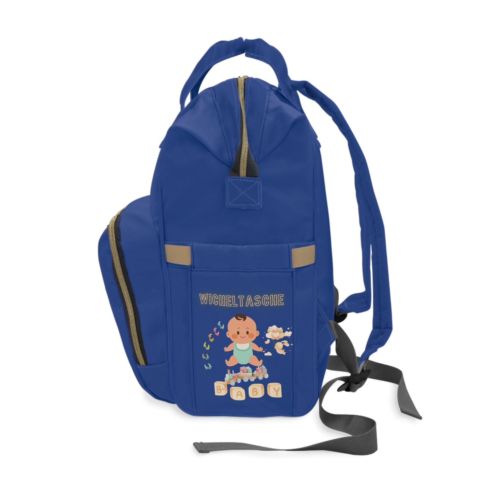 Stilvoller multifunktionaler Wickelrucksack für junge Mütter – Baby Essentials Gear