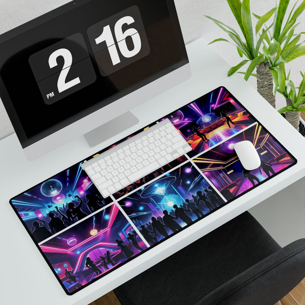 Schreibtischunterlagen mit Neon-Vibe – stilvolles Bürozubehör für Gamer, Technikliebhaber, Studenten, Heimdekoration, Geschenkidee