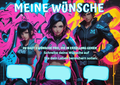 Wunschposter für Kinder Gamer 14 Digital mit Charakteren und Platz für Wünsche.