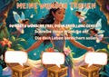 Wunschposter für Kinder Kobold Prinzessin mit kleine Feen Digital, magisches Poster mit Kobold-Prinzessin und Feen.