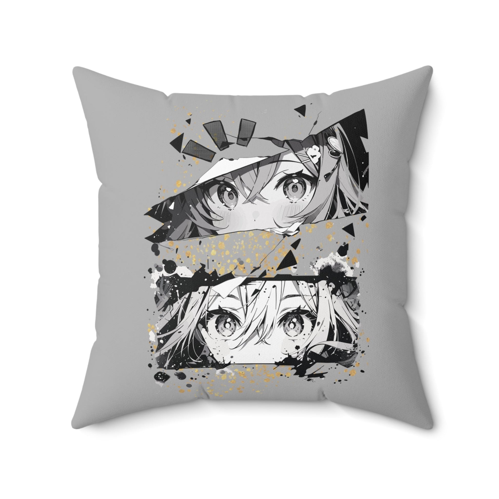 Anime - inspiriertes Dekokissen, gemütliche Wohnakzente, Geschenk für Fans - Familientruhe