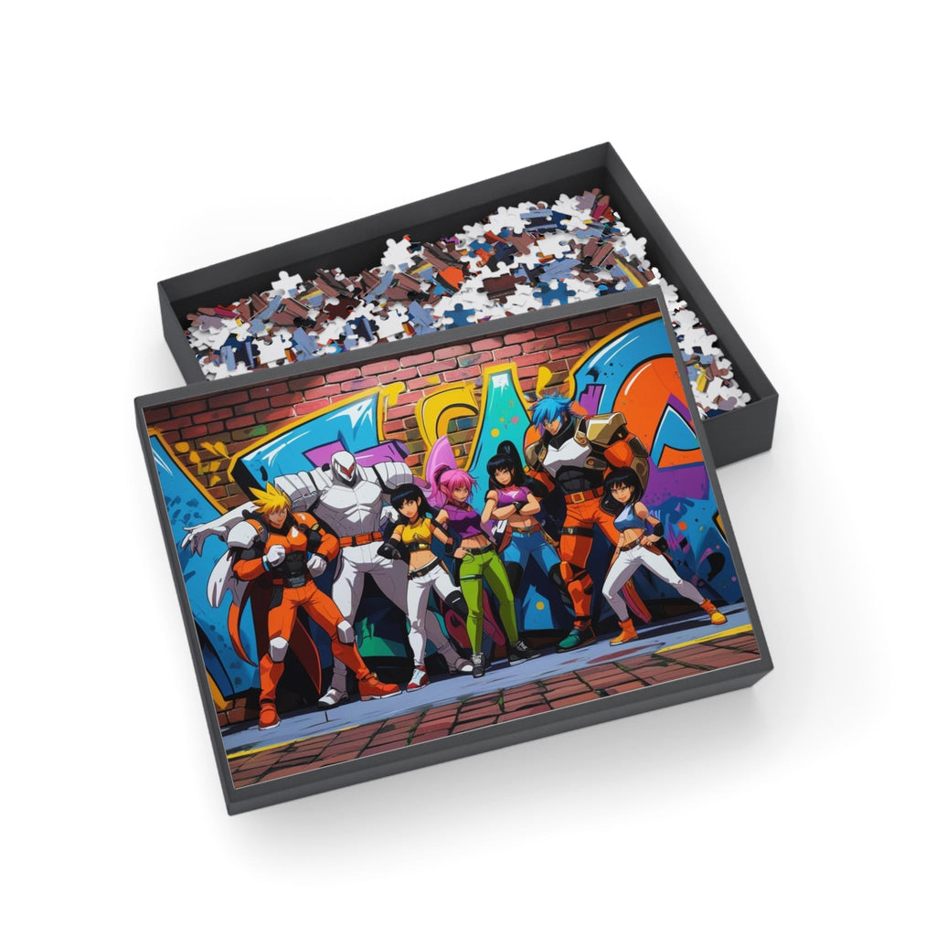 Anime - Street - Art - Puzzle 500 - teiliges kreatives Puzzle - Familientruhe