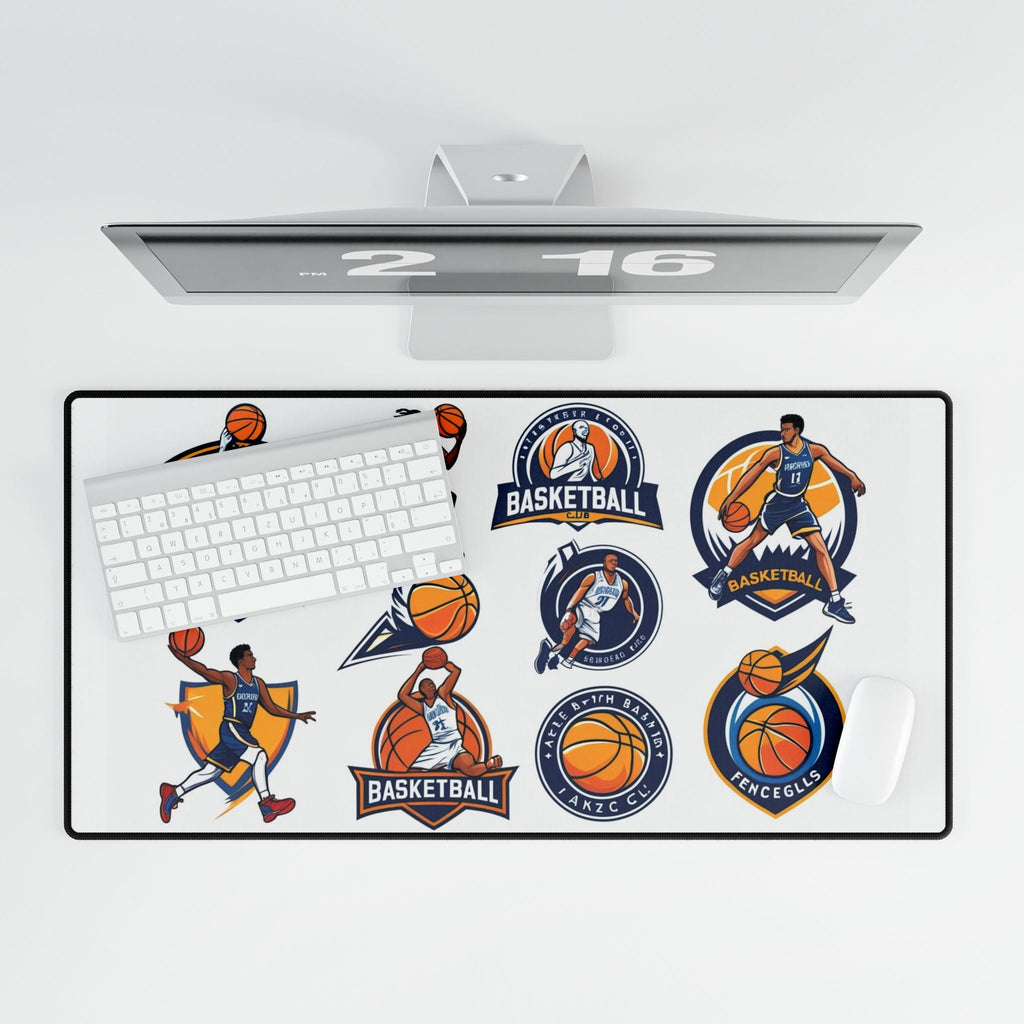 Basketball Schreibtischmatten - Geschenk für Sportliebhaber, Gaming - Matte - Familientruhe