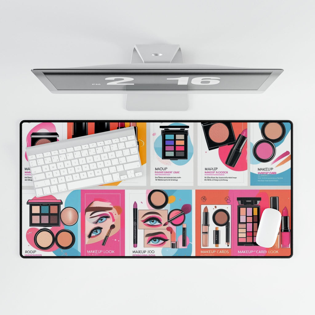 Bunte Make - up - Schreibtischunterlage - Familientruhe