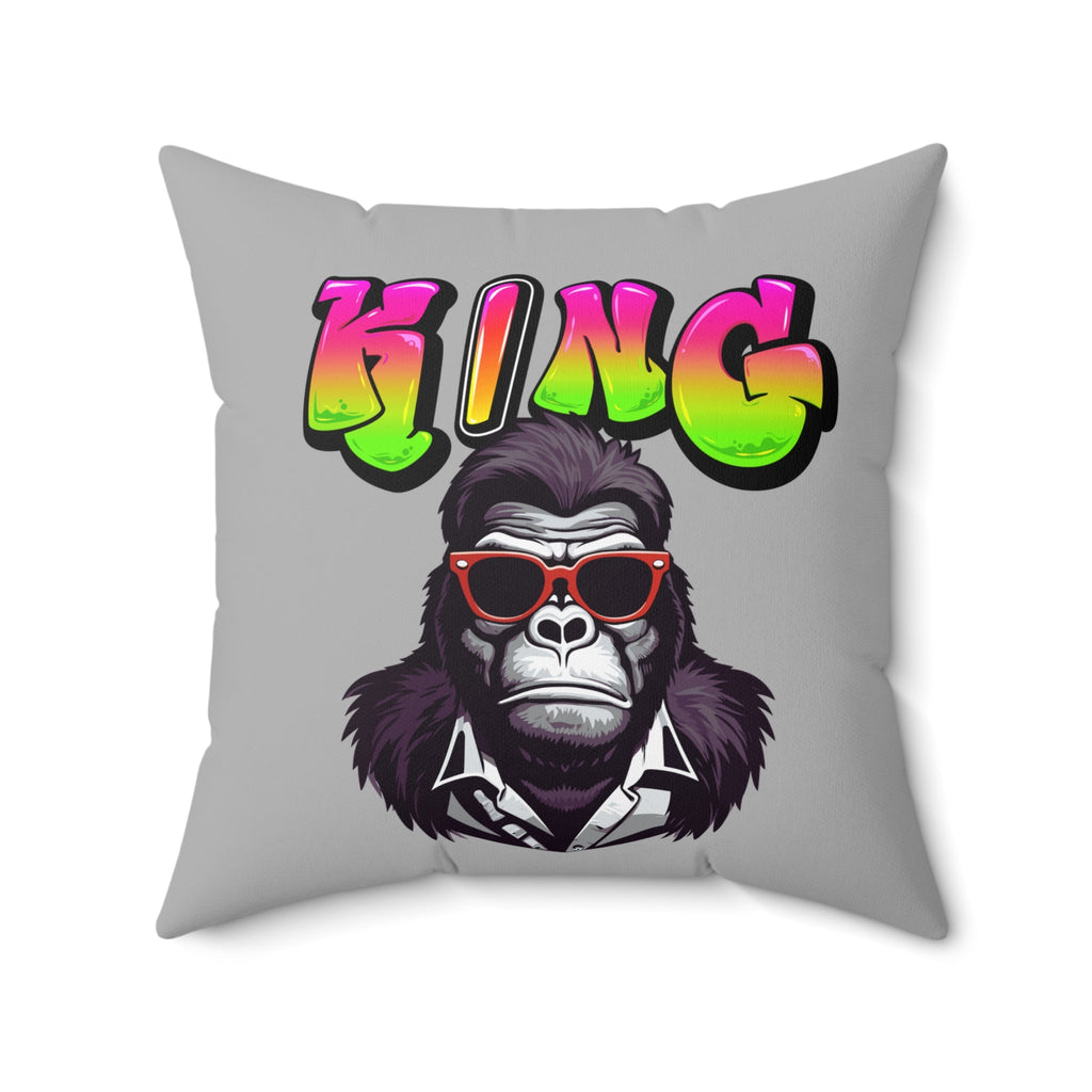 Cooles Gorilla King Kissen, Lustiges Wohndekor, Wurfkissen für Tierliebhaber - Familientruhe