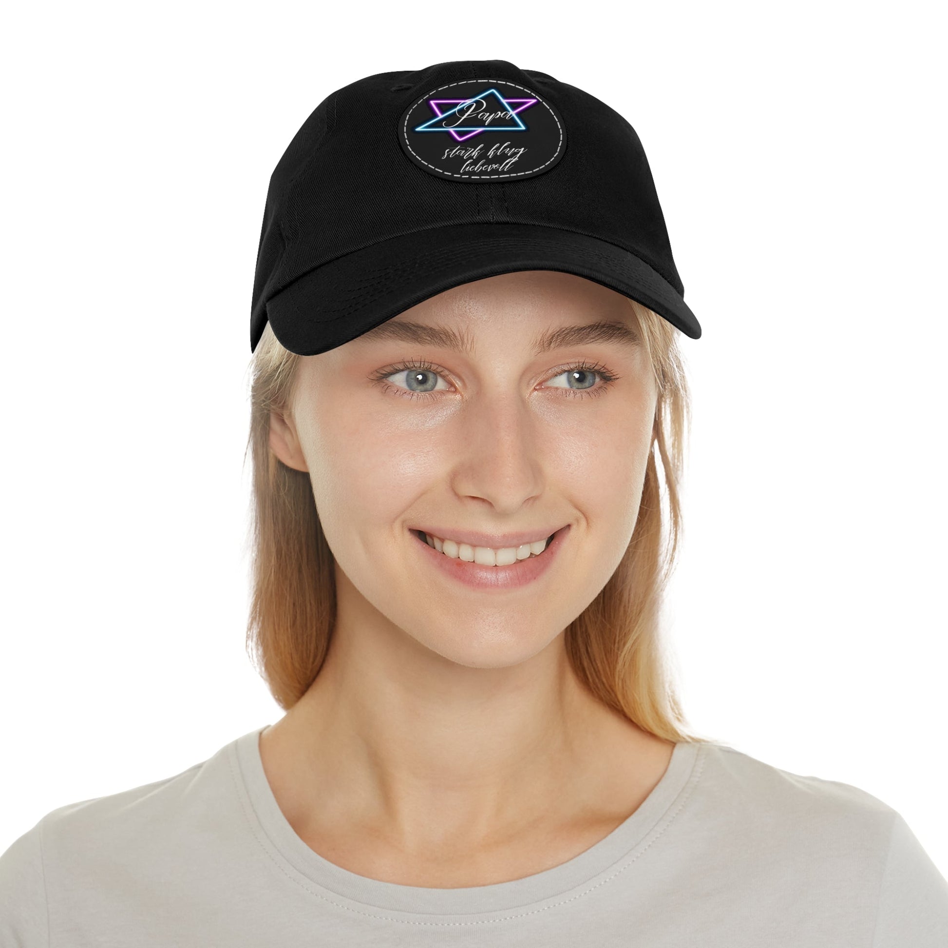 Dad Hat mit Lederpatch - Familientruhe