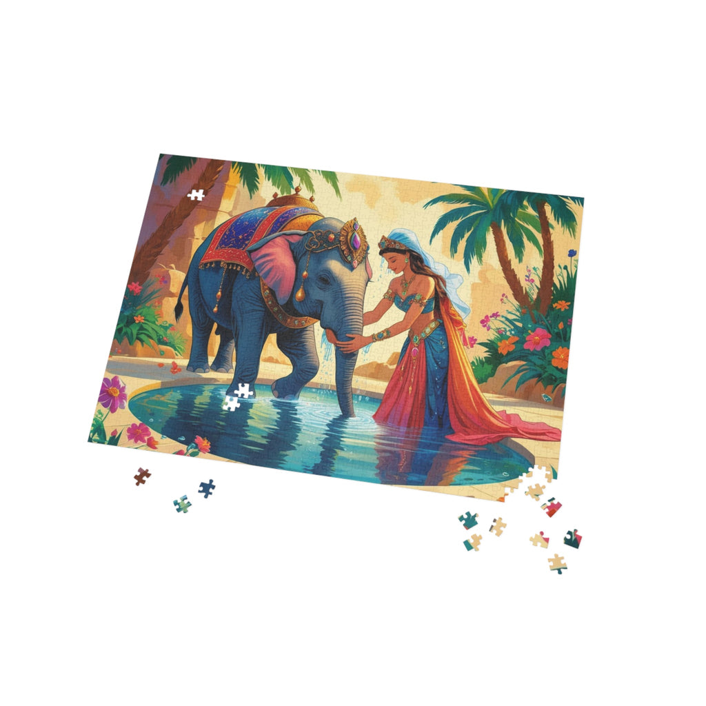 Elefantenpuzzle Magie - Familientruhe