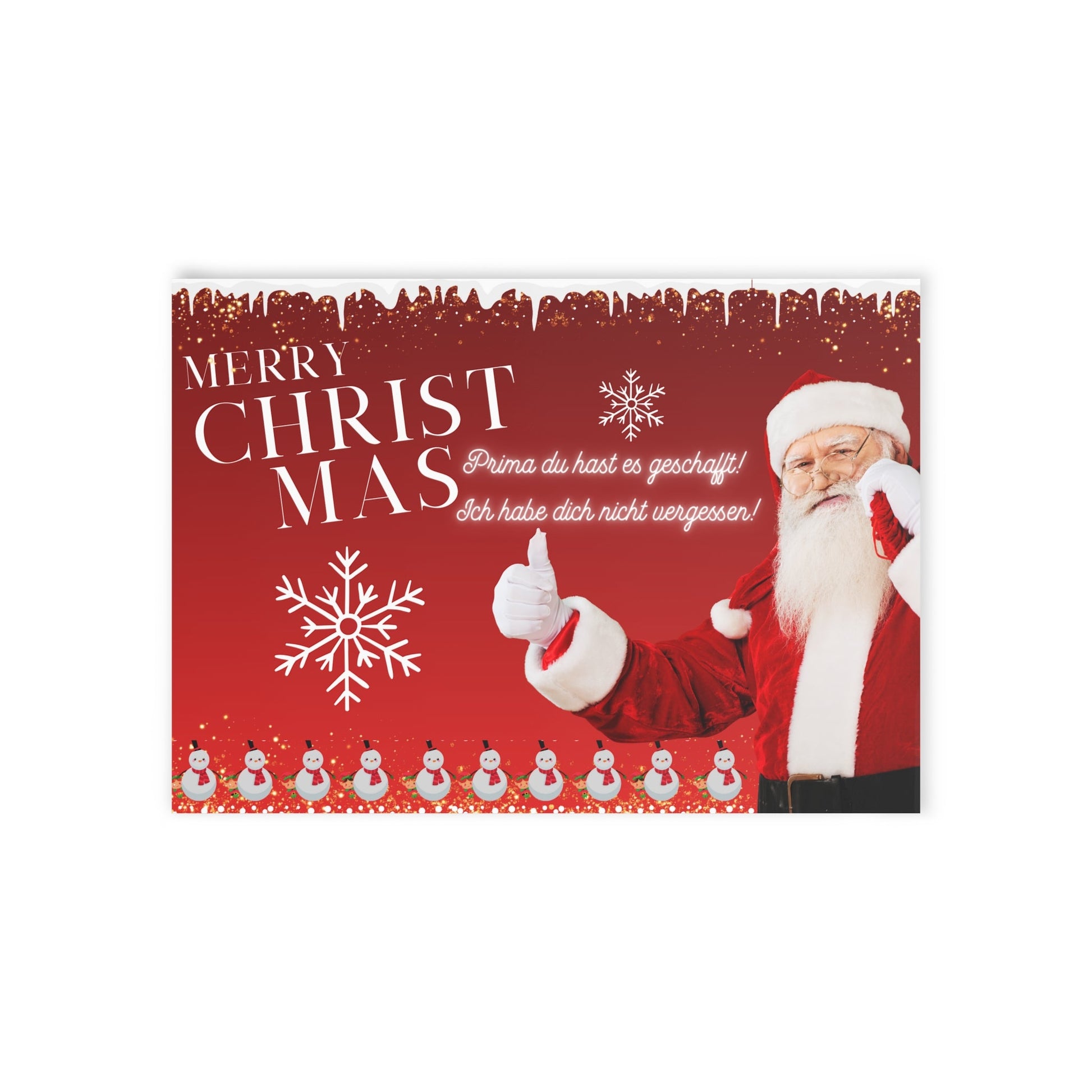 Festliche Weihnachtskarten - Frohe Weihnachten - Design - Familientruhe