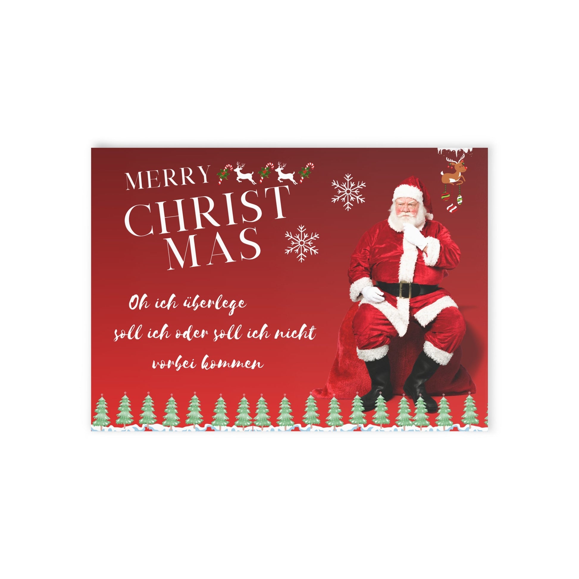 Festliche Weihnachtskarten - Frohe Weihnachten - Design - Familientruhe