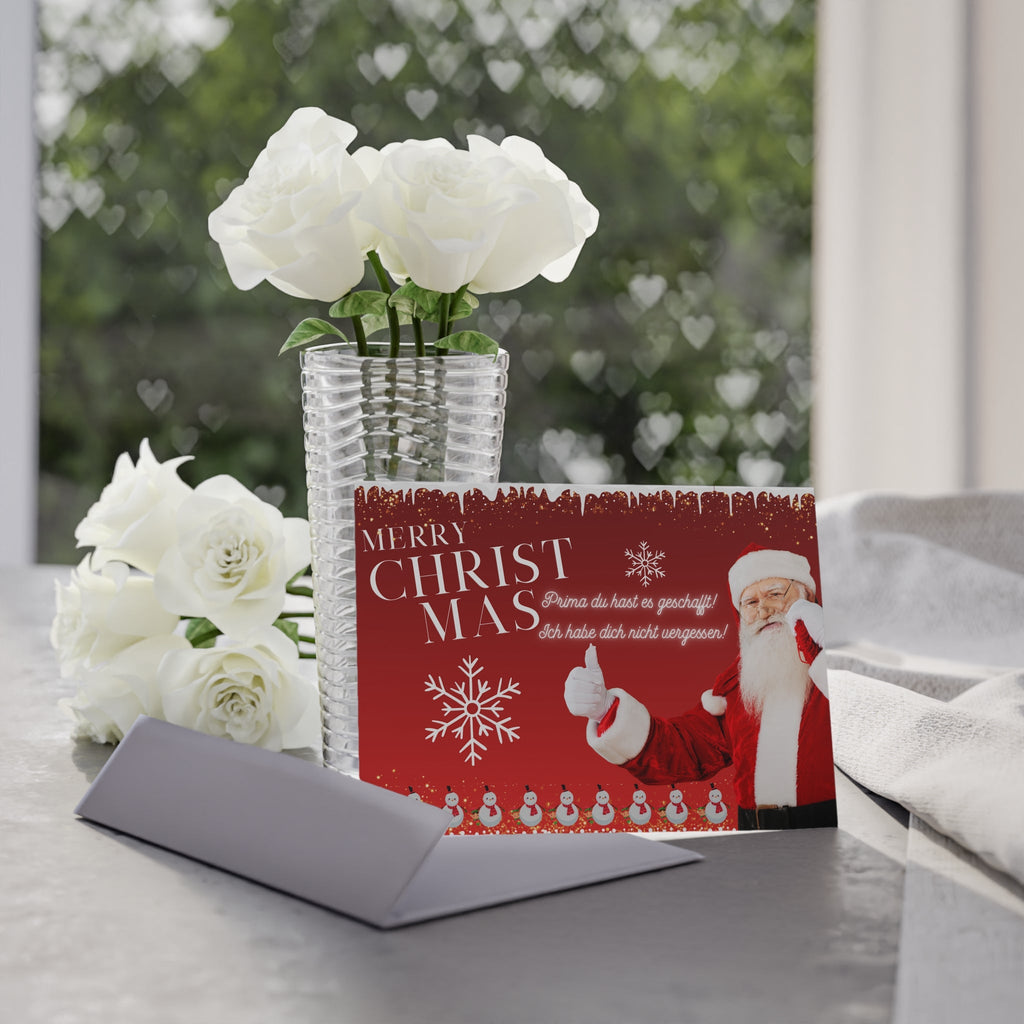 Festliche Weihnachtskarten - Frohe Weihnachten - Design - Familientruhe