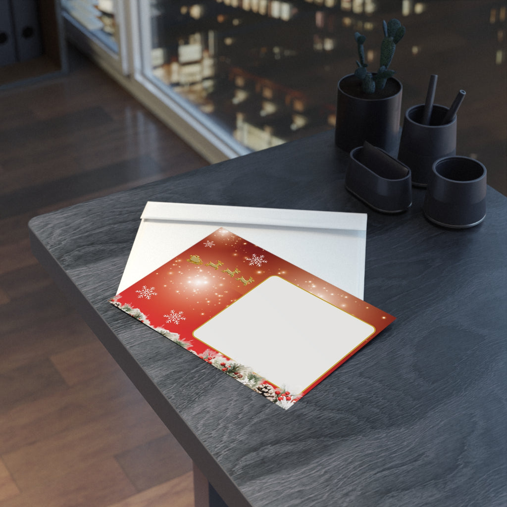 Festliche Weihnachtskarten, Frohe Weihnachten Grußkarten - Familientruhe