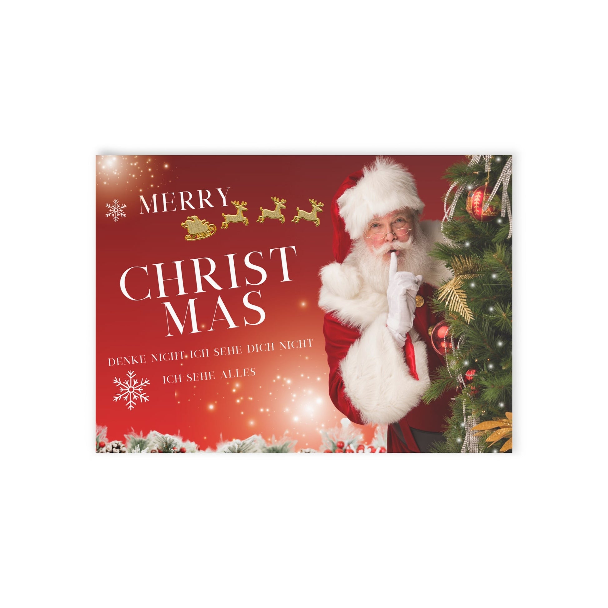 Festliche Weihnachtskarten, Frohe Weihnachten Grußkarten - Familientruhe