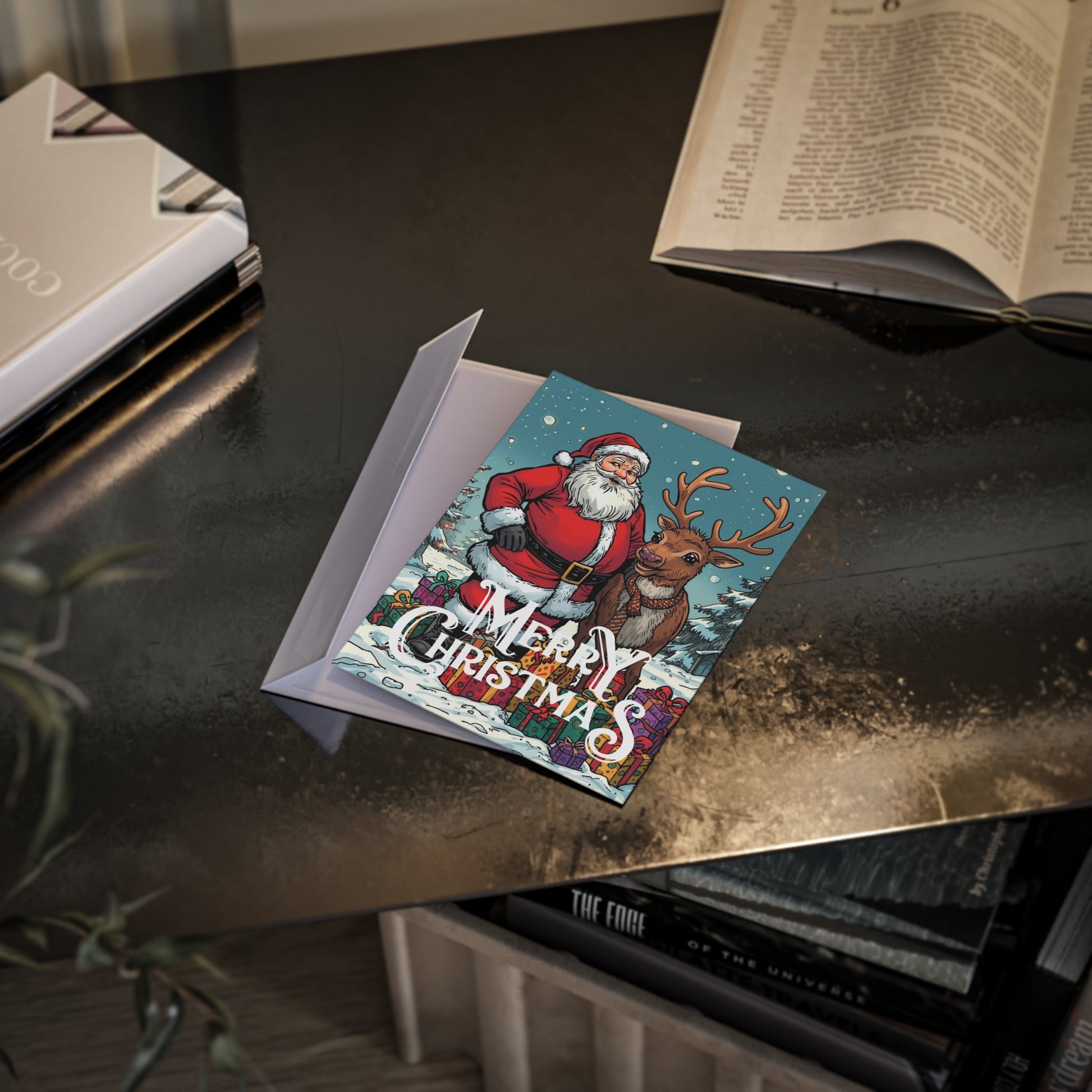 Festliche Weihnachtskarten, Frohe Weihnachtsgrüße - Familientruhe