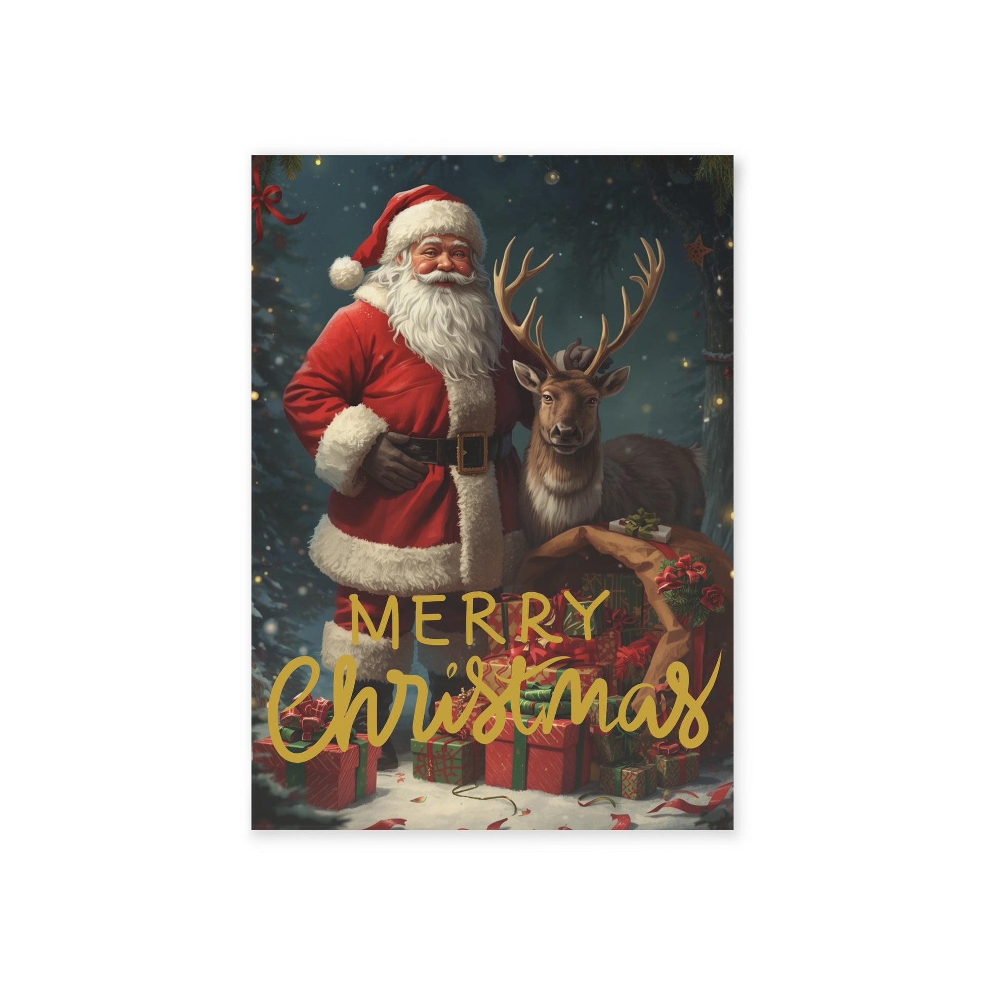 Festliche Weihnachtskarten Frohe Weihnachtsgrüße - Familientruhe