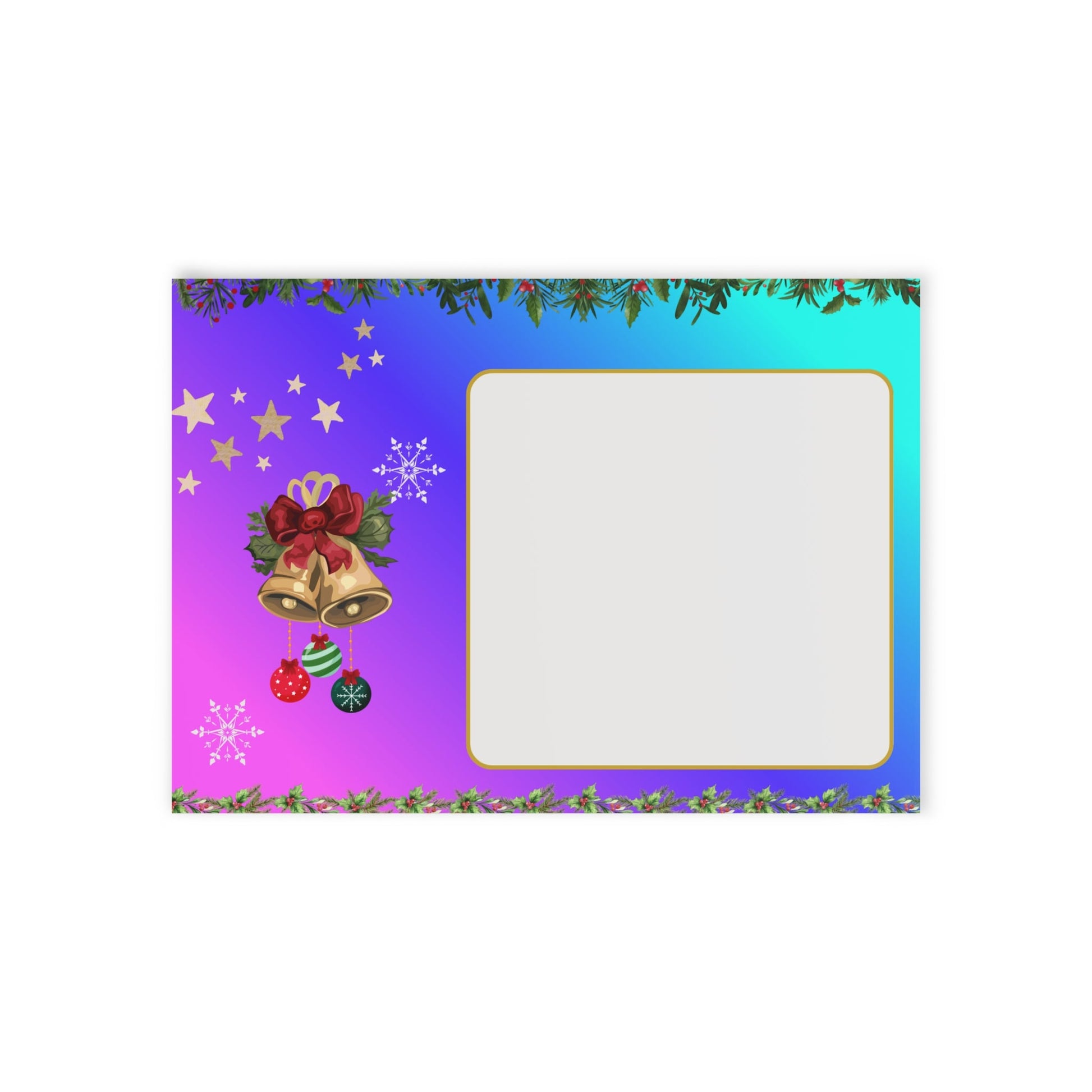 Festliche Weihnachtskarten, Frohe Weihnachtskarten, beidseitig bedruckt - Familientruhe