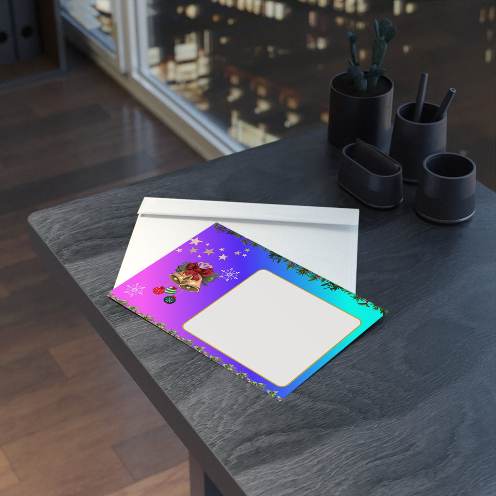 Festliche Weihnachtskarten, Frohe Weihnachtskarten, beidseitig bedruckt - Familientruhe