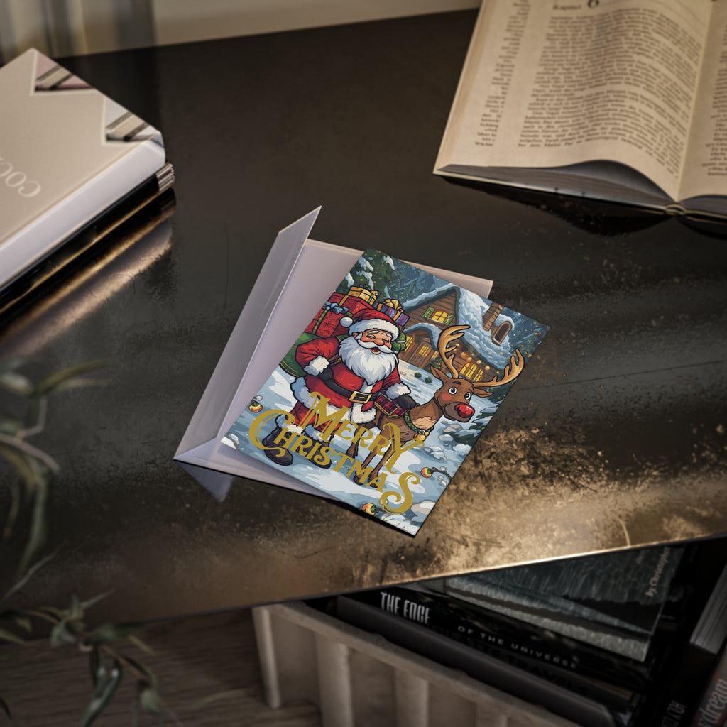 Festliche Weihnachtskarten frohe Weihnachtsstimmung - Familientruhe