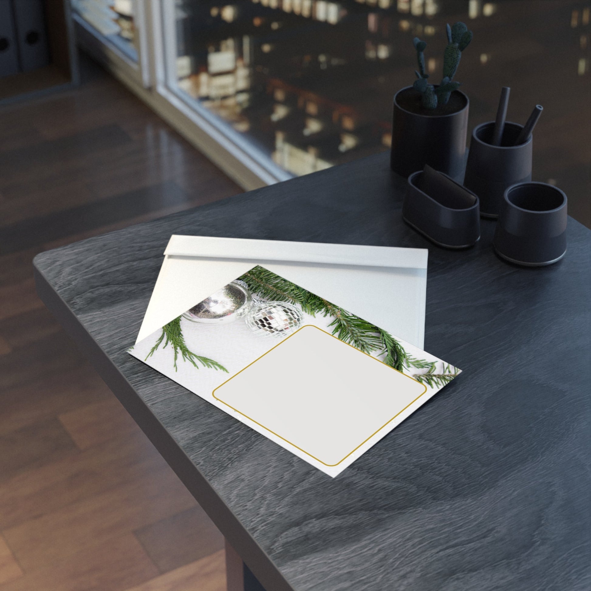 Festliche Weihnachtskarten, personalisierte Grußkarten - Familientruhe