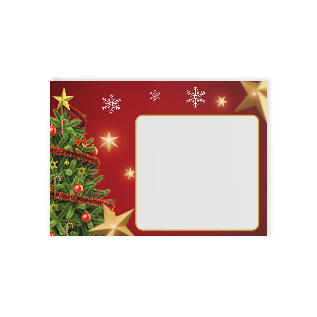 Festliche Weihnachtskarten, Weihnachtsgrüße, Zweiseitiger Druck - Familientruhe