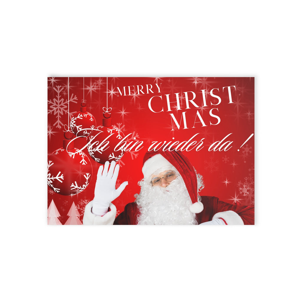 Festliche Weihnachtskarten, Zweiseitige Weihnachtsgrußkarten - Familientruhe