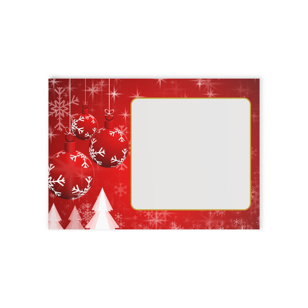 Festliche Weihnachtskarten, Zweiseitige Weihnachtsgrußkarten - Familientruhe