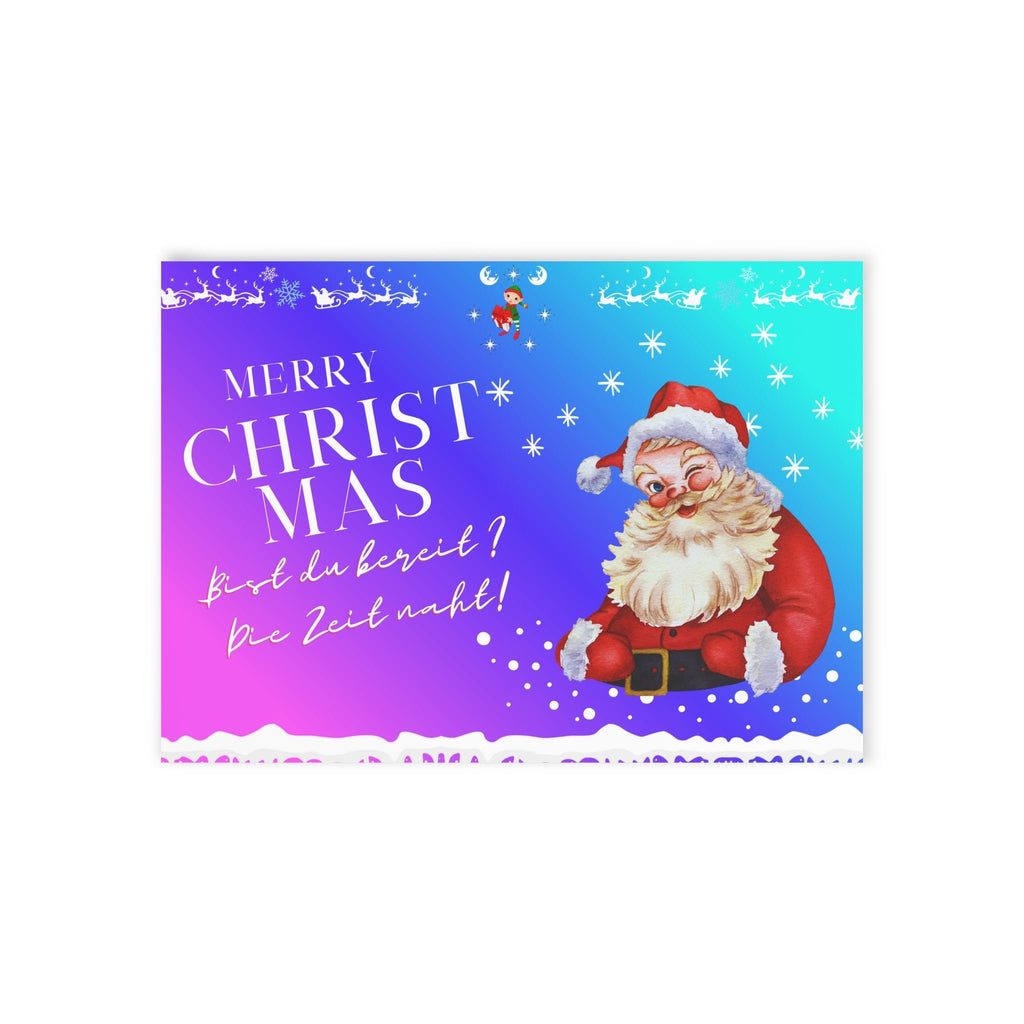 Festliche Weihnachtskarten Zweiseitiger Druck - Familientruhe