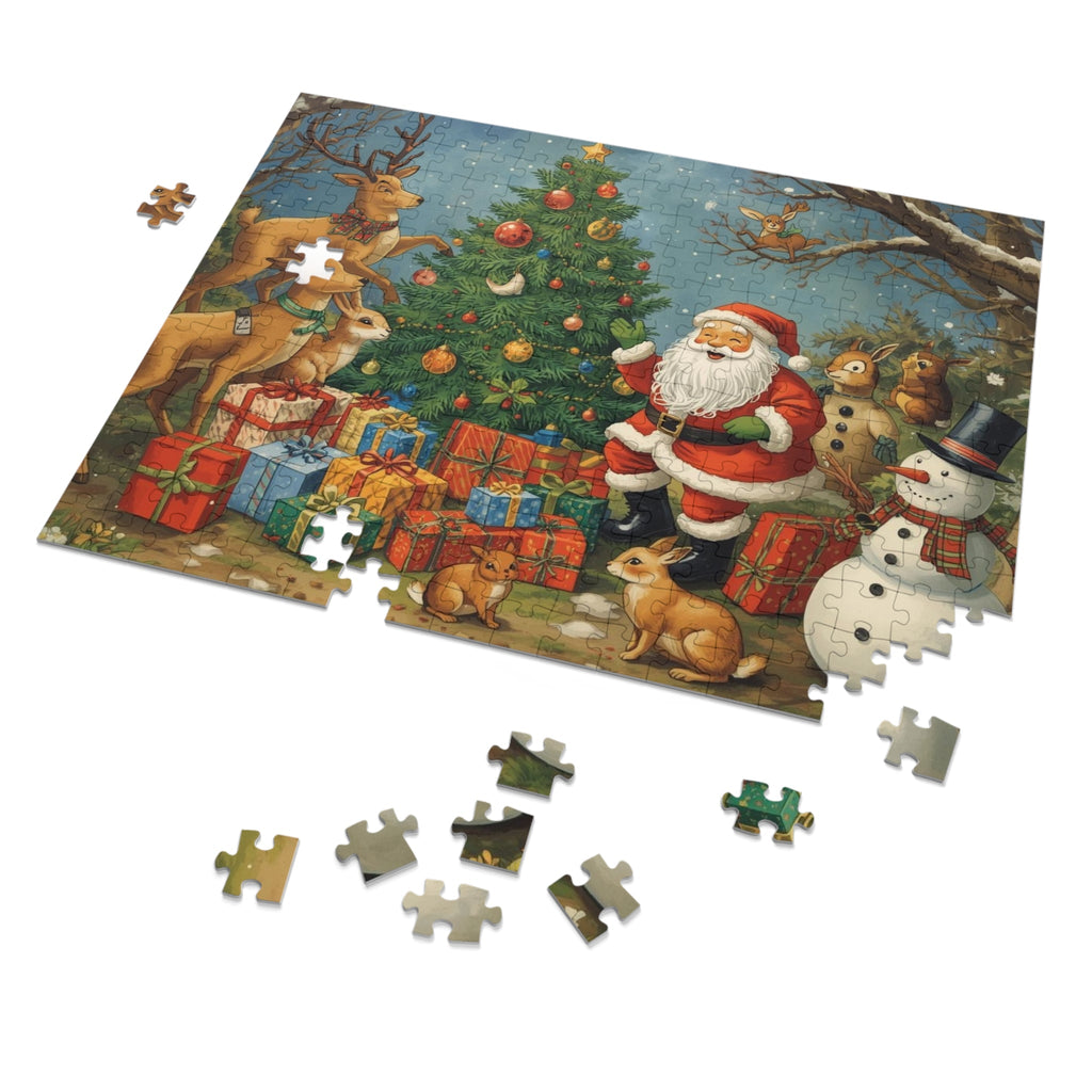 Festliches Weihnachtspuzzle, Weihnachtsaktivität für die Familie - Familientruhe