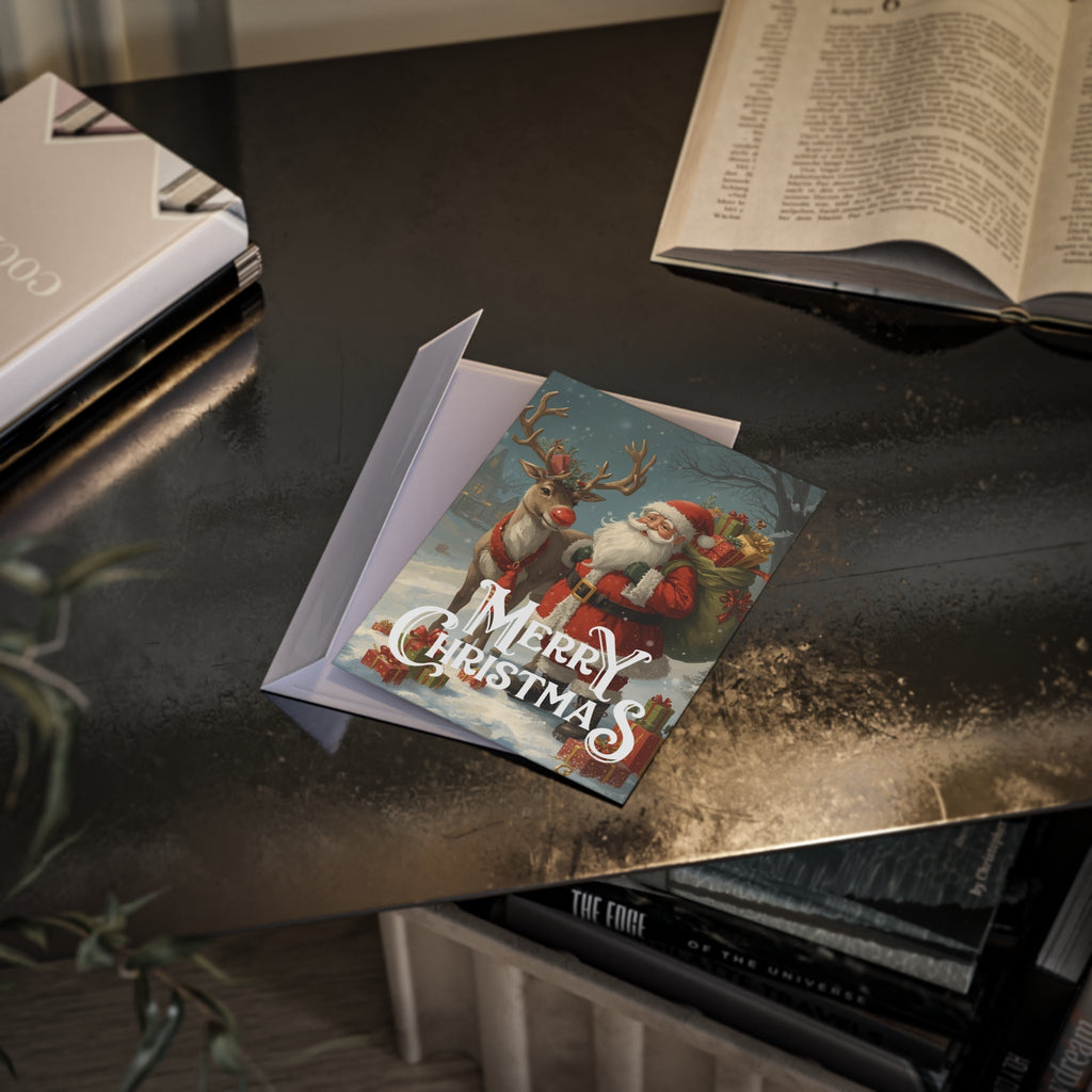 Frohe Weihnachten Weihnachtskarten, Festliche Grußkarten - Familientruhe