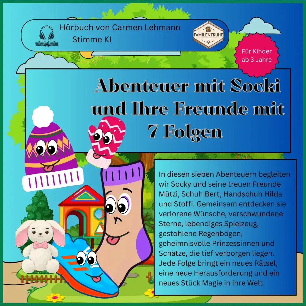 Hörbuch- Abenteuer mit Socky und ihre Freunde in Serie - Hörbuch