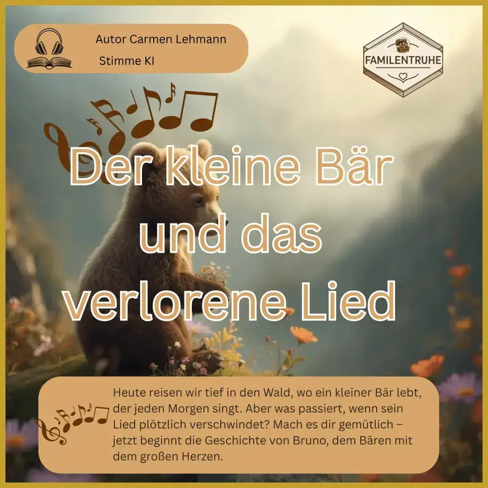 Hörbuch- Der kleine Bär und das verlorene Lied - Hörbuch