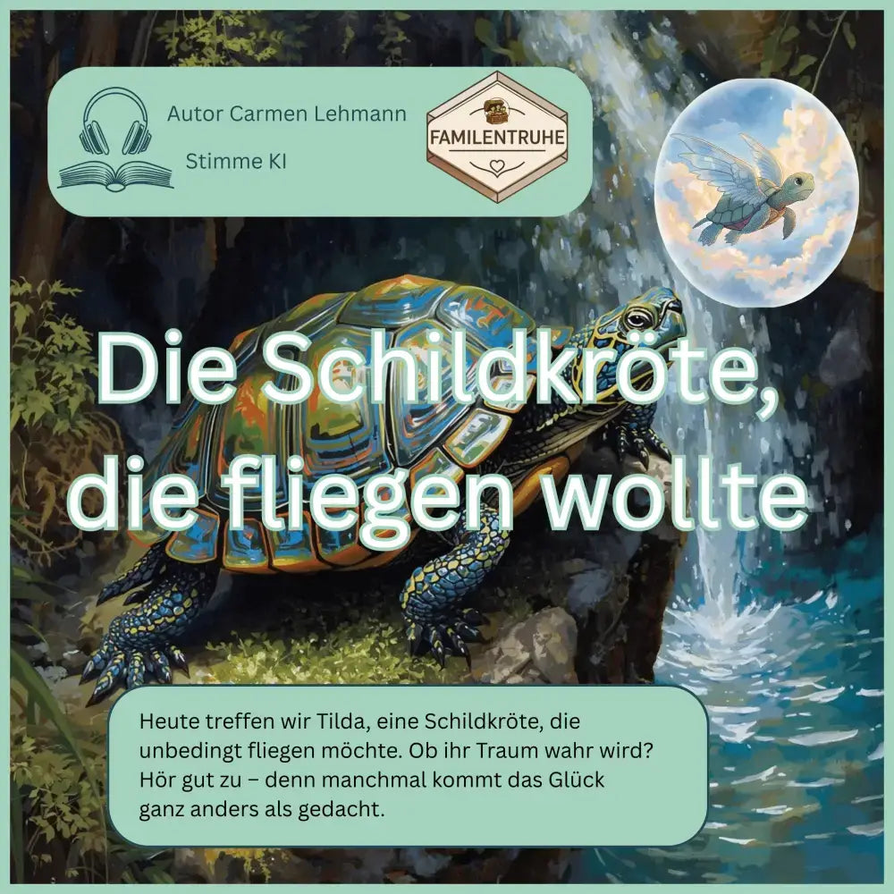 Hörbuch-Die Schildkröte die fliegen wollte - Hörbuch