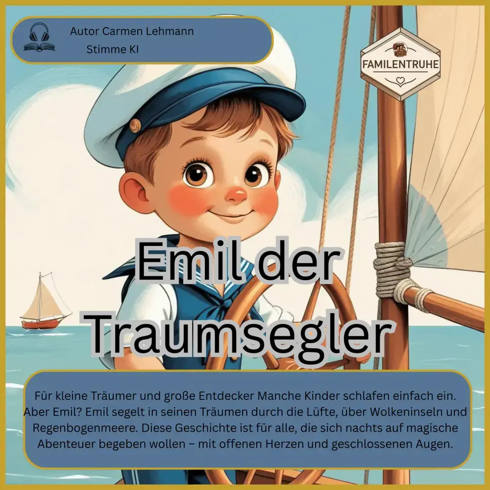 Hörbuch- Emil der Traumsegler Fantasievolle Gute Nacht - Hörbuch