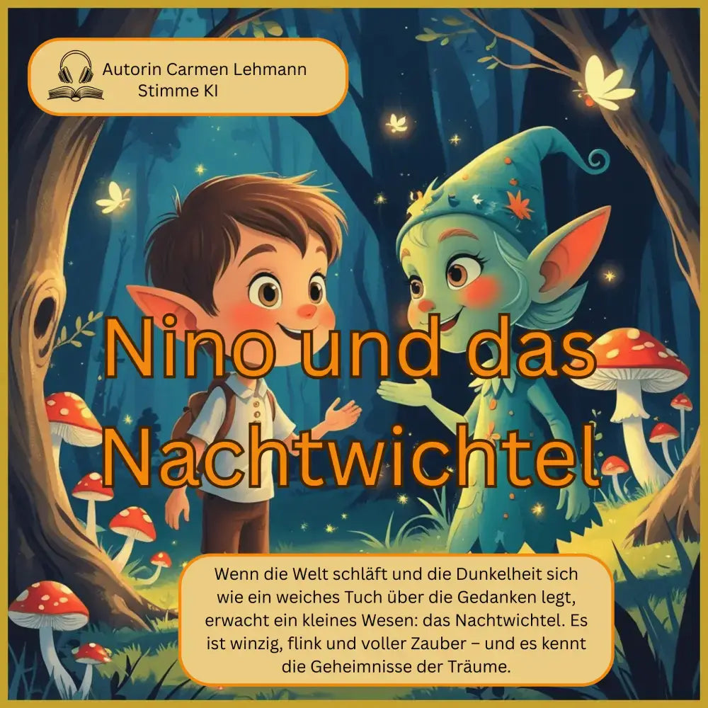 Hörbuch- Nino und das Nachtwichtel: Ein Zauber der Nacht - Hörbuch