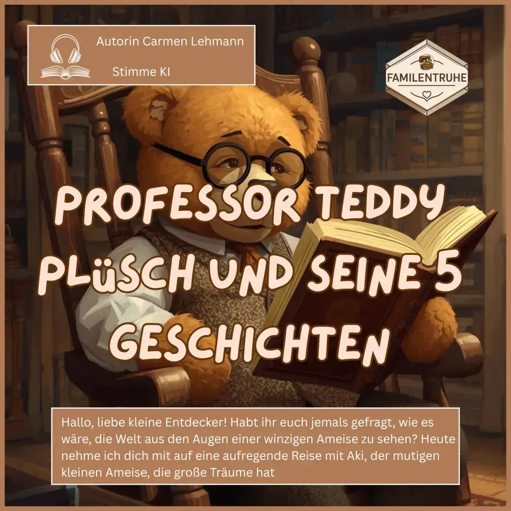 Hörbuch Professor Teddy Plüsch und seine 5 Geschichten