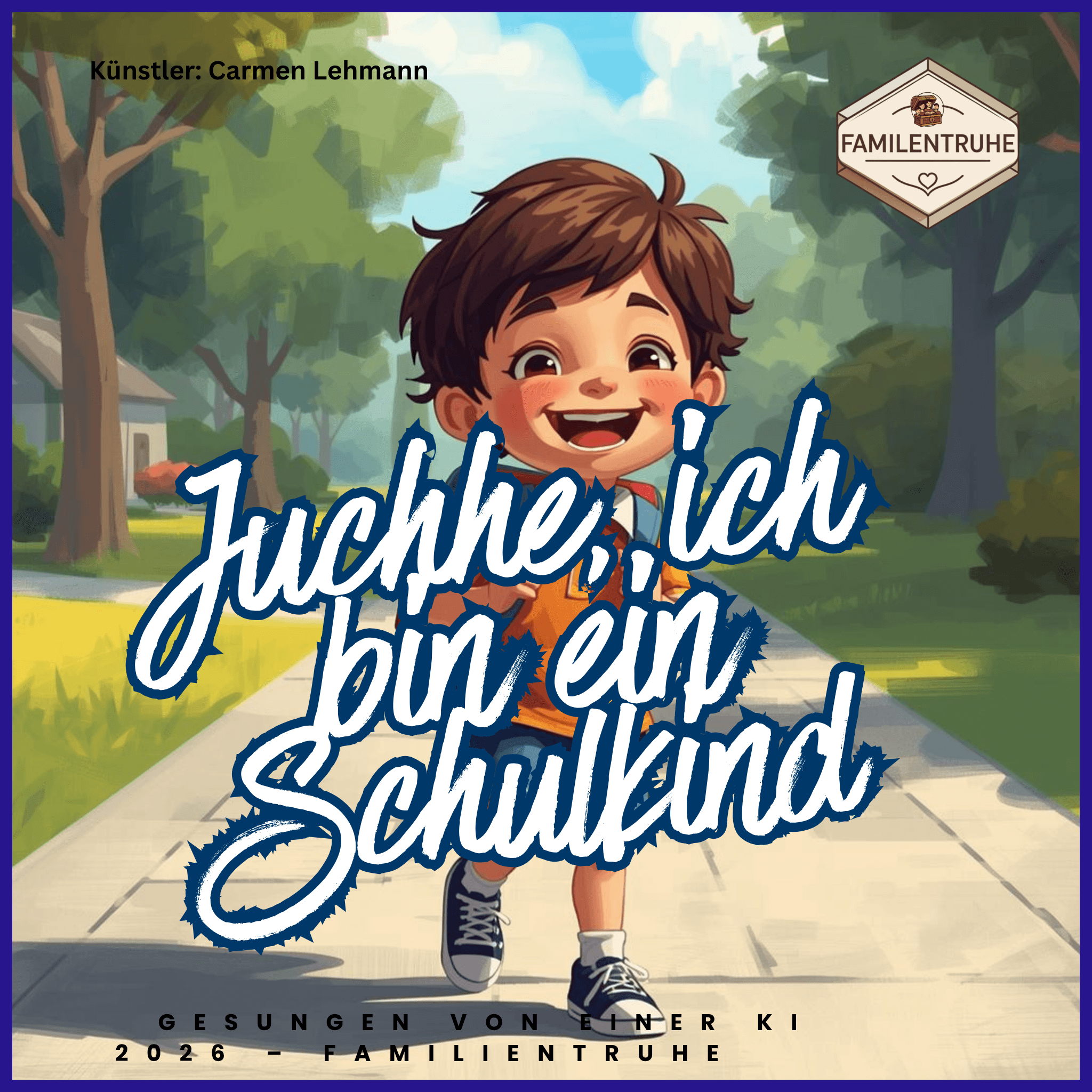Kinderlied-Juchhe ich bin ein Schulkind - feierliches Kinderlied für den Schulstart.