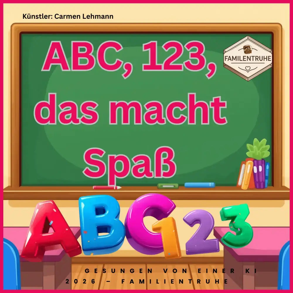 Kinderlied-ABC 123 das macht Spaß - Kinderlied